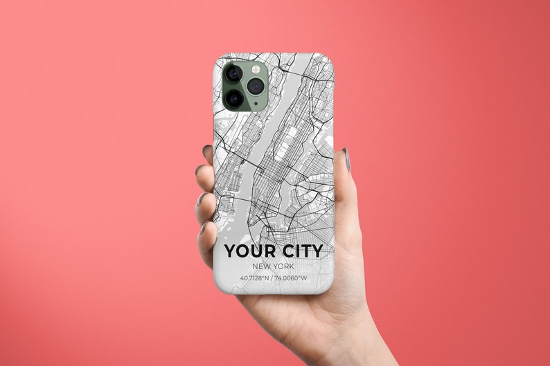 Personalized City Map iPhone Case iPhone 12 Case Pixel 5 iPhone 12 Pro Max Case iPhone 11 Pro Case Galaxy S21 iPhone 11 Case iPhone XS