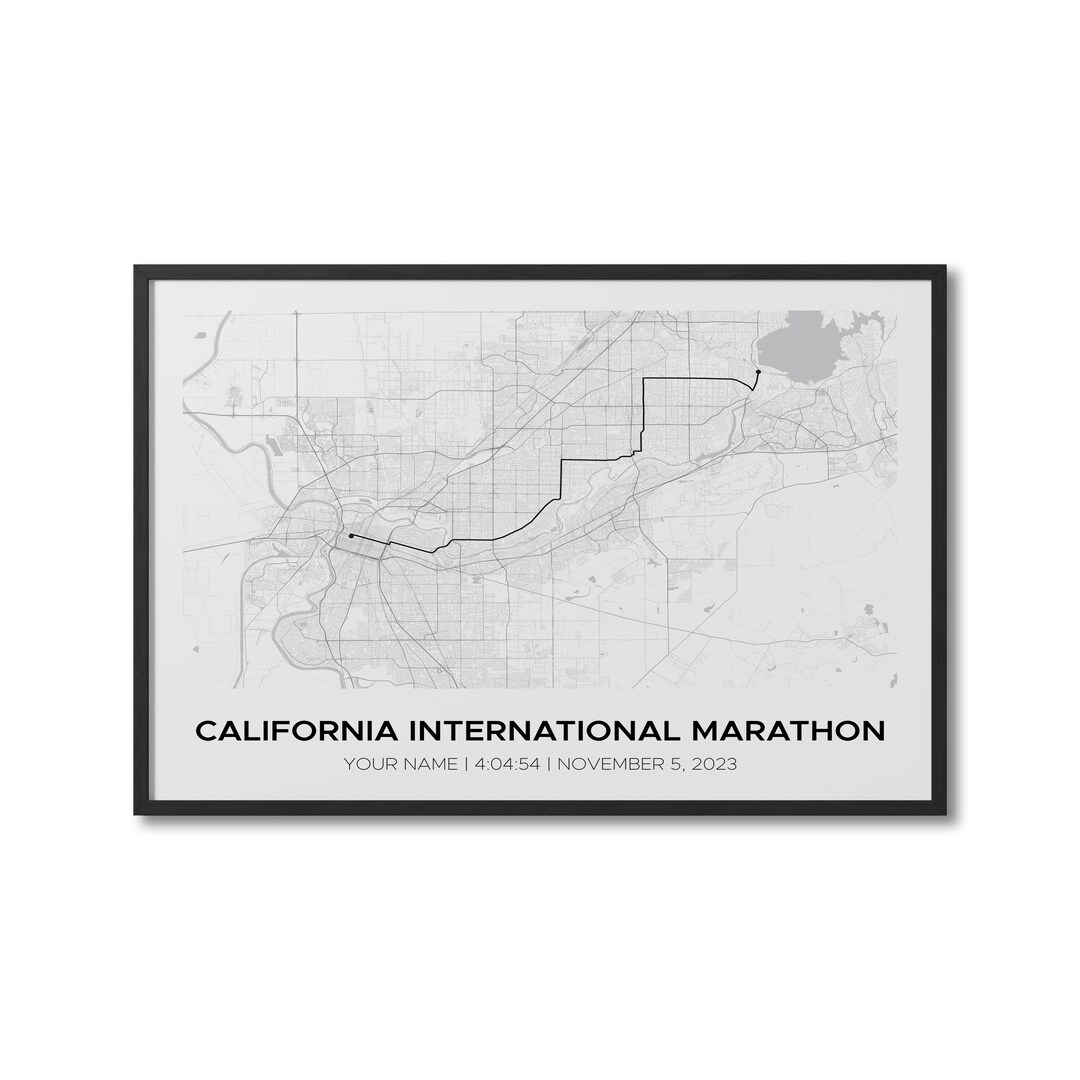 Custom California International Marathon, Personalized Marathon Route