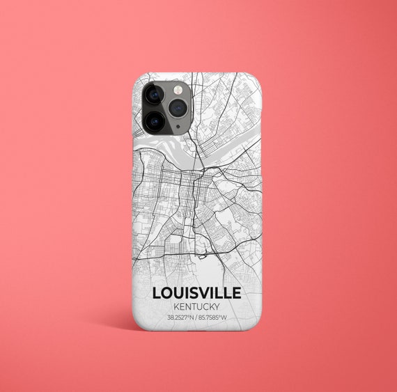 Louisville City Map iPhone Case iPhone 12 Case iPhone 12 Pro 
