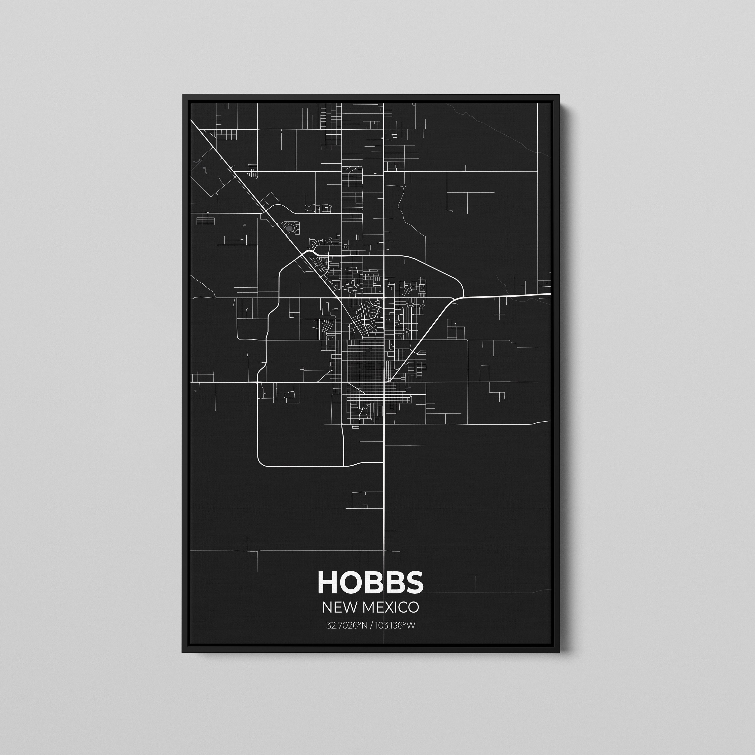 Map of Hobbs picture