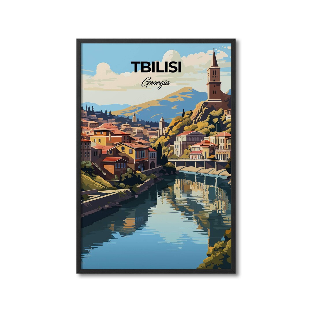 Tbilisi Travel Print Wall Art Tbilisi Wall Hanging Home Decor
