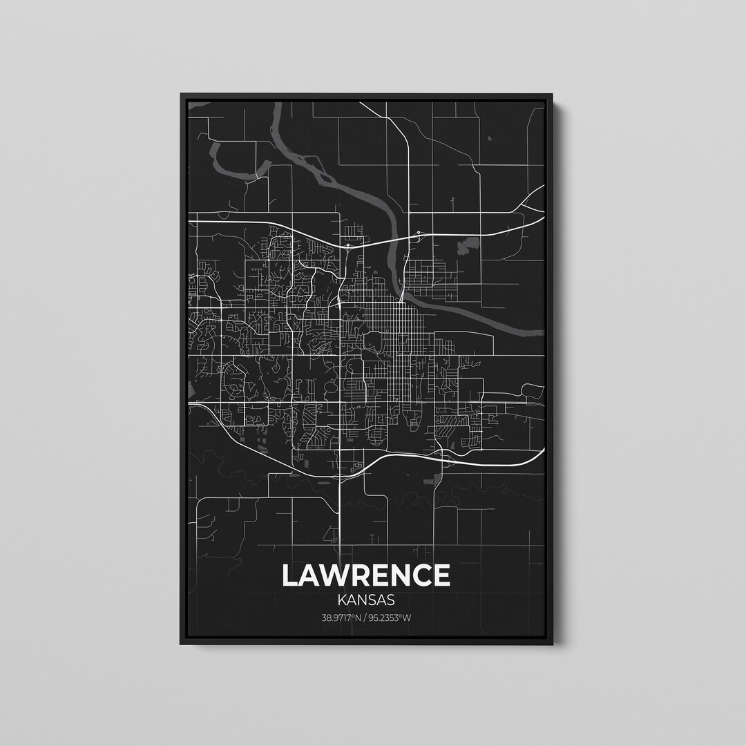 Lawrence Kansas City Map Poster Art Map Of Lawrence Poster City Map lawrence-kansas-city-map-poster-art-map-of-lawrence-poster-city-map