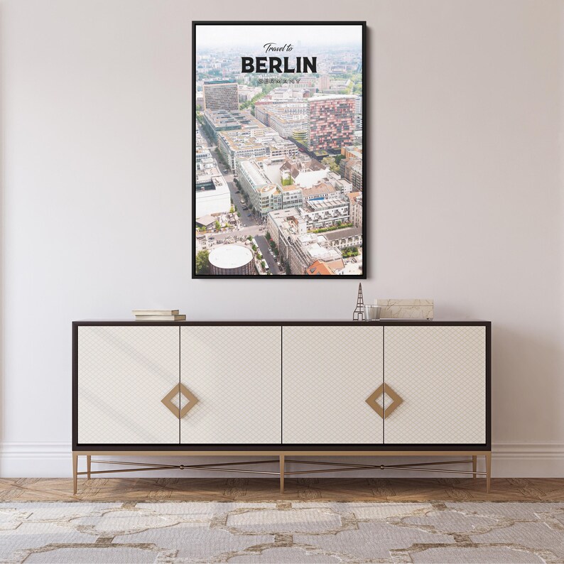 Berlin Germany Travel Art, Berlin Travel Print, Berlin Travel Poster