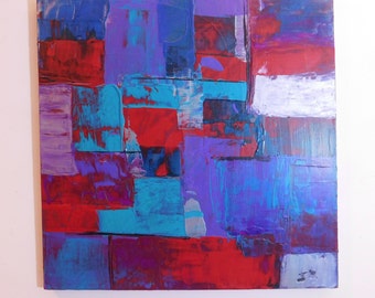 Square Inspired Acrylic Abstract Art