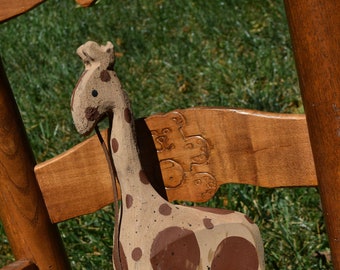 Giocattolo da tirare con giraffa