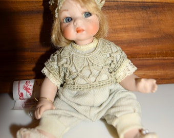 Delfino Hand-painted Bisque Doll