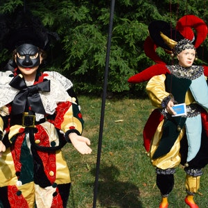 ARLECEHINO and JOLLY-Court Jesters to Captain Spavonia and his mate Columbina Grande