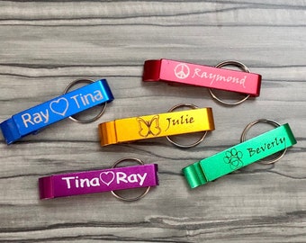 Personalized Keychain Bottle Opener