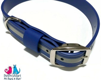 Handmade Heavy Duty Reflective Webbing Dog Collar