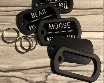 military dog tag protectors