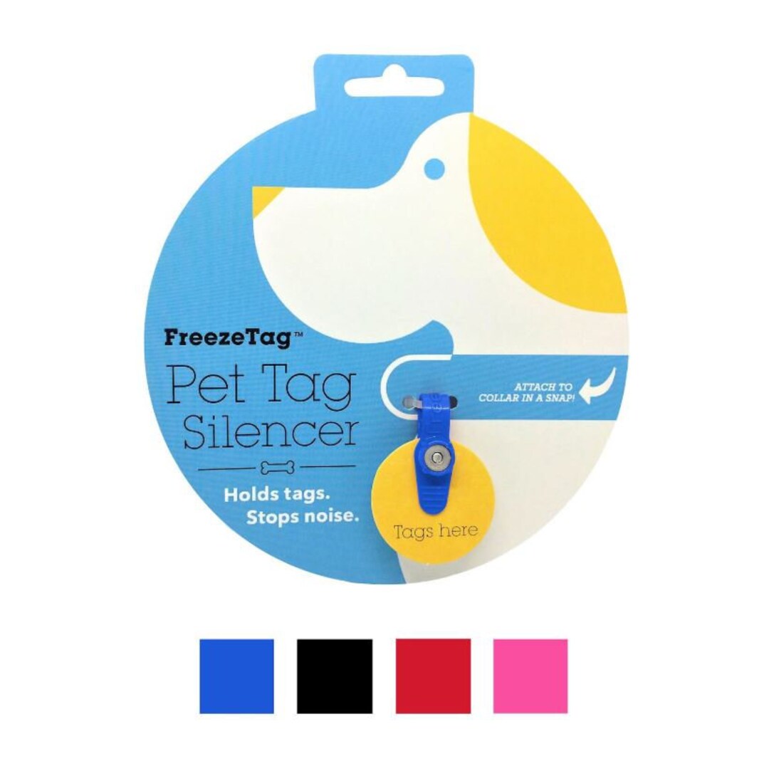 Freezetag Pet Tag Silencer Pet Tag Holder Cat Tag Holder Dog Tag