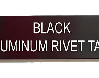 Personalized Aluminum Rivet-On Pet ID Tag | Custom Engraved Collar Nameplate