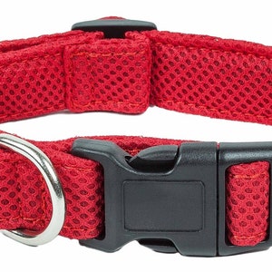 Pet Life 'Aero Mesh' Halsband Für Hunde – Atmungsaktiv, Wasserfest, Verstellbar, In Pink, Größe L