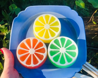 Citrus Slice Soap• Lemon, Lime & Orange