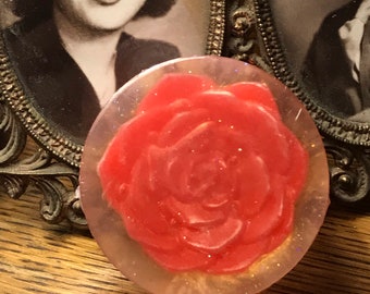 Suspended Rose Soap
