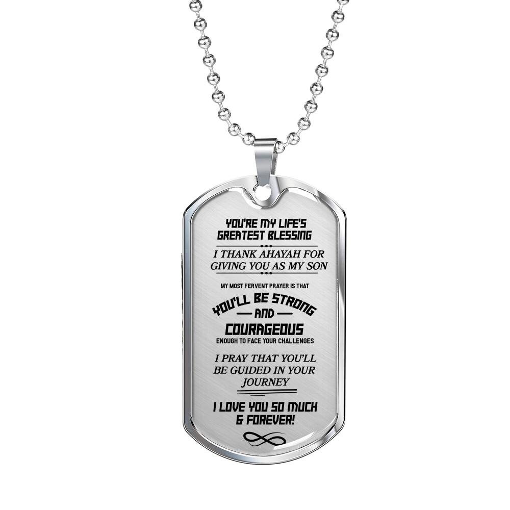 Military Star Dog Tag - Ringmasters Jewelry and LDS Gifts