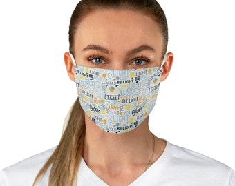 Reusable Face Mask - Scripture Face Mask - Christian Polyester Mask - Double Layer Mask - Machine Washable Mask - Unisex Face Mask