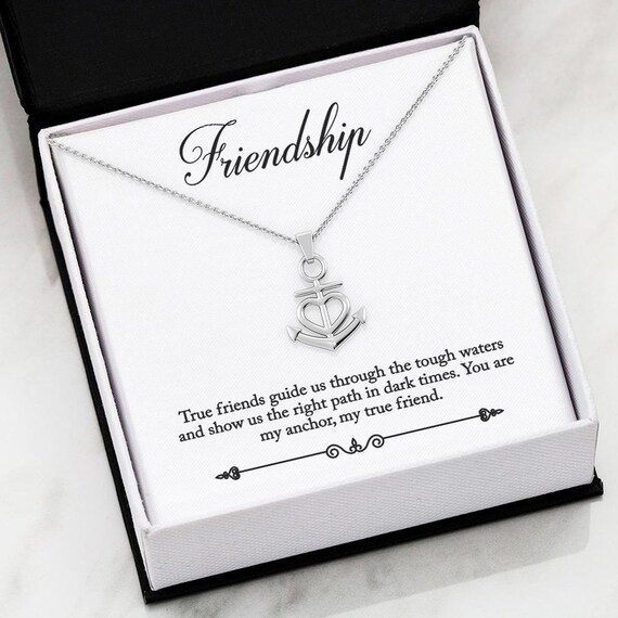 Friendship anchor necklace deals