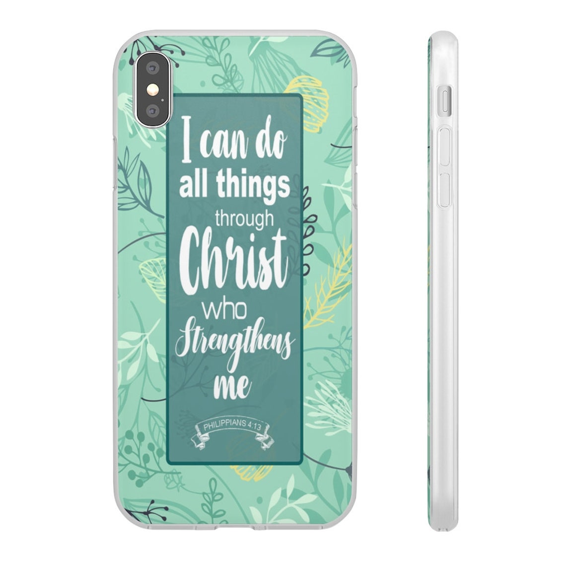 Christian Phone Case Phone Case Philippians 413 Iphone Etsy