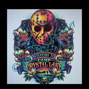 Sofort Download Camp Crystal Lake Jason Friday the 13th PNG DigitalDruck Datei