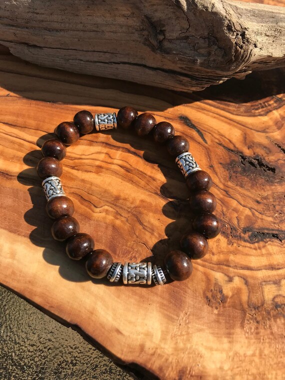 Wooden Mala Bracelet Etsy