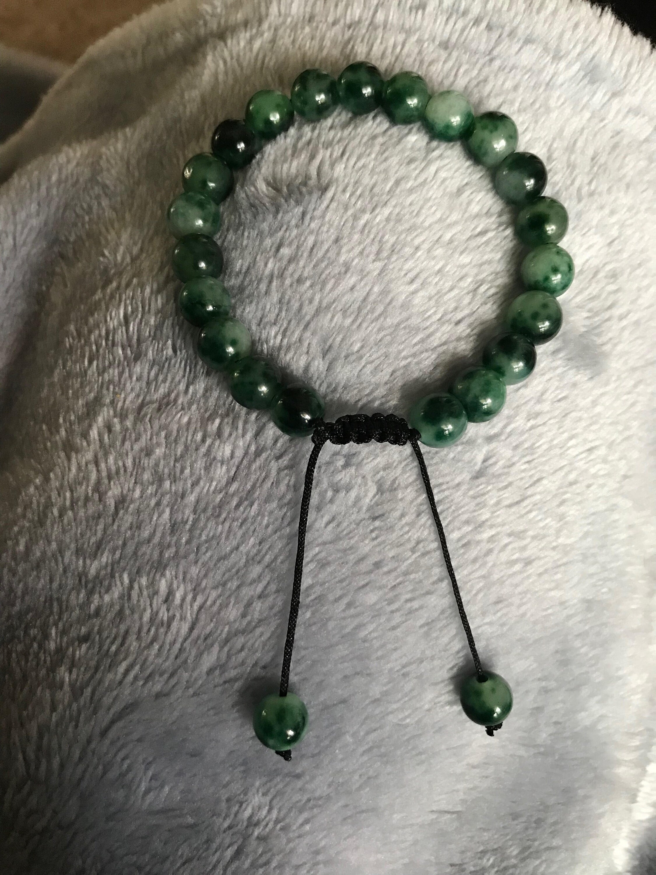 Jade Energy Healing Bracelet Etsy Norway