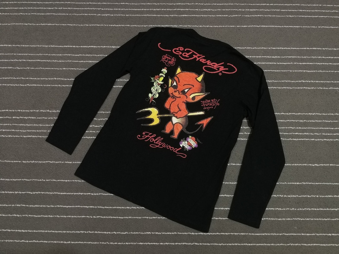 ED HARDY Red Devil Woman S - Etsy