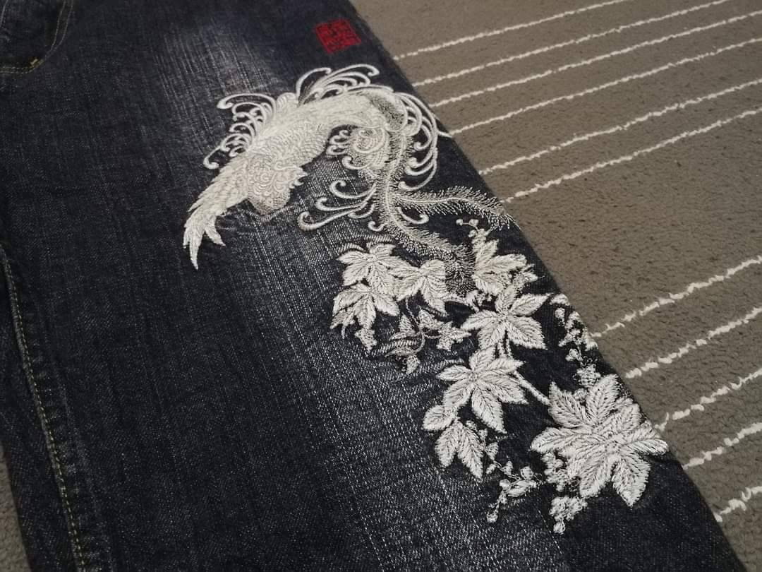 Karakuri TAMASHI DRAGONS X Pheonix Denim W32 - Etsy