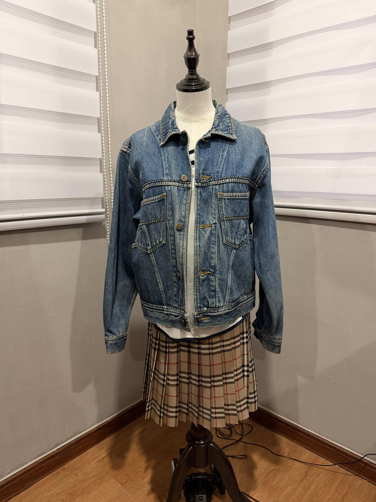 Katharine Hamnett Denim Jacket - Etsy