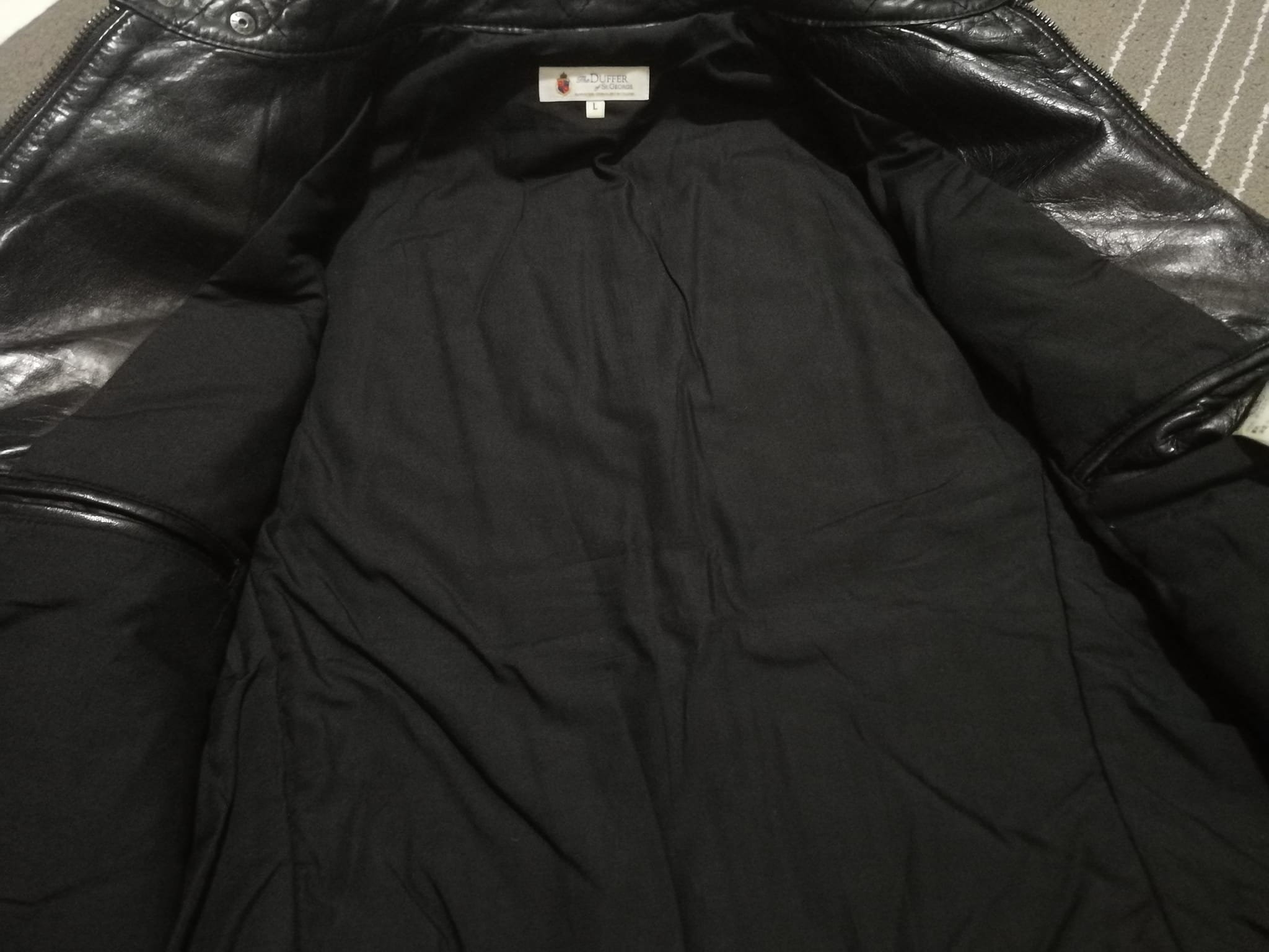 The Duffer of St. GEORGE Bike Leather Jacket S - Etsy