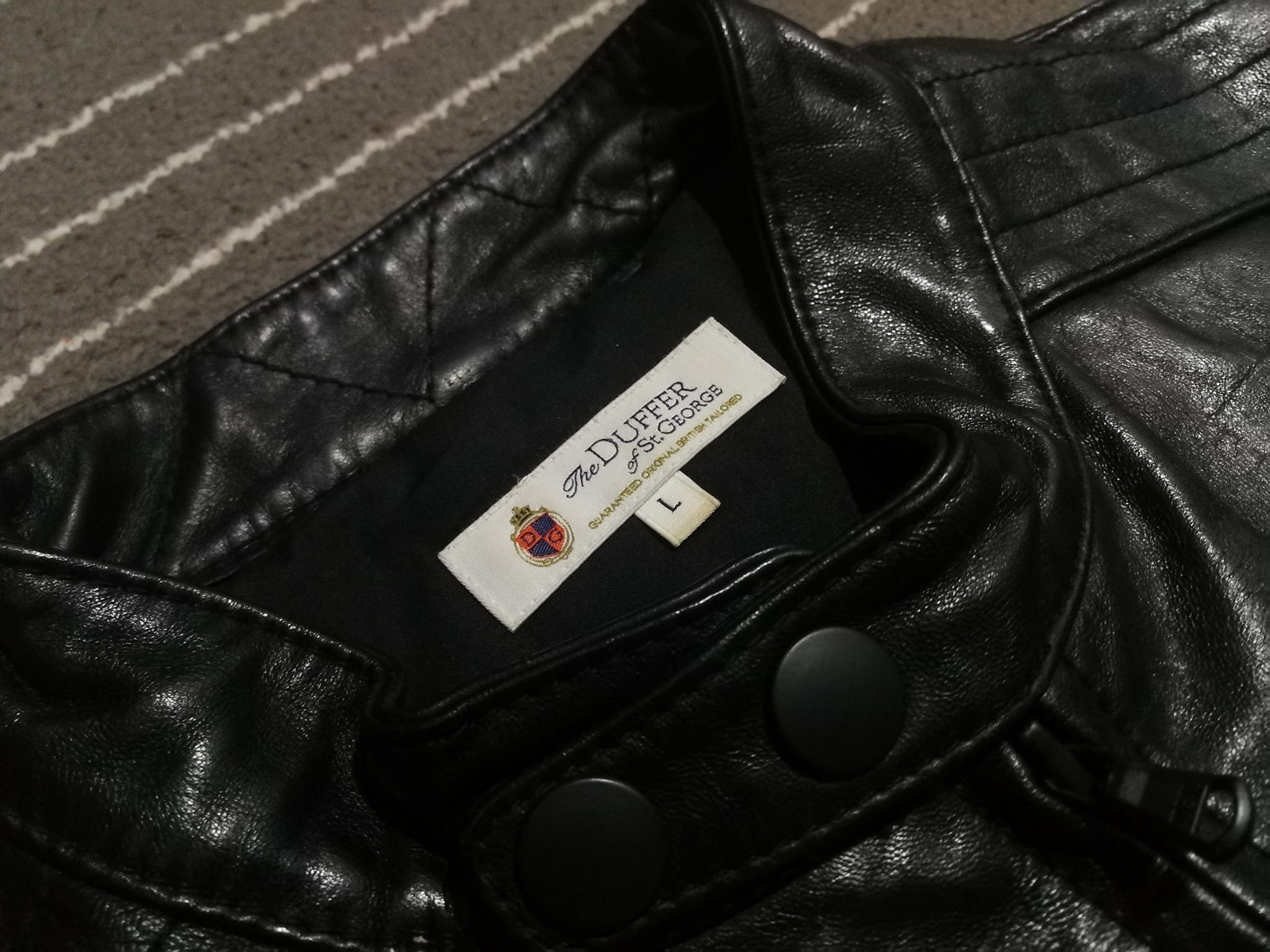 【The DUFFER N NEPHEWS】 LEATHER JACKET The Duffer of St. GEORGE Bike Leather Jacket S - Etsy