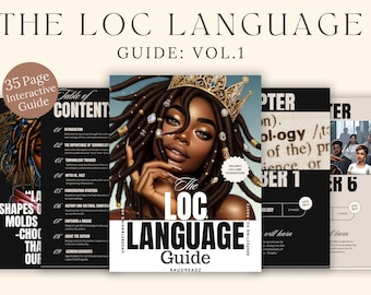 Loctician and Hair Stylist e book pdf - Loc Language Guide, Dread Locs Custom e course & handbook, Loc Hair Care Interactive Training Manual