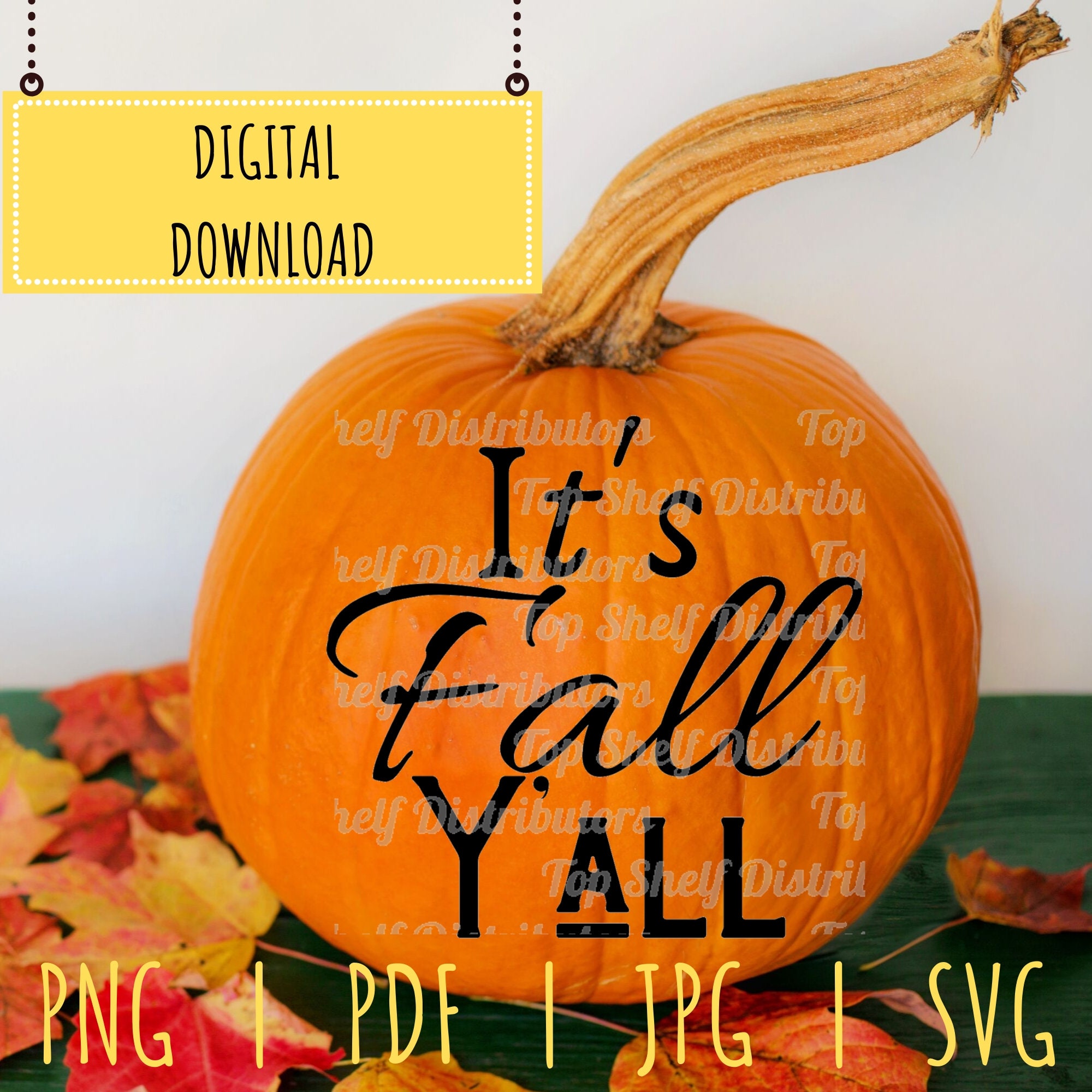 It's Fall Y'all Digital Instant Printable Download 4 - Etsy