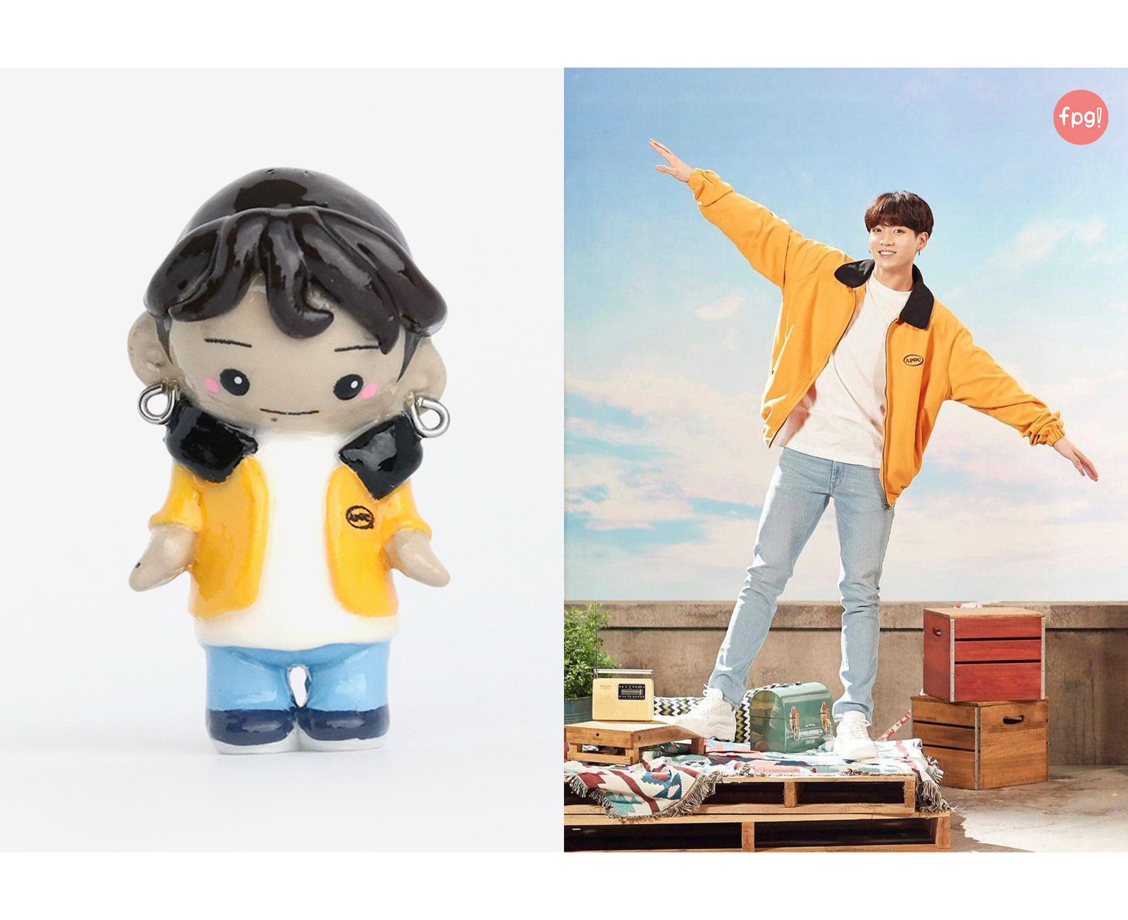 BTS: JUNGKOOK Figurine Euphoria | Etsy