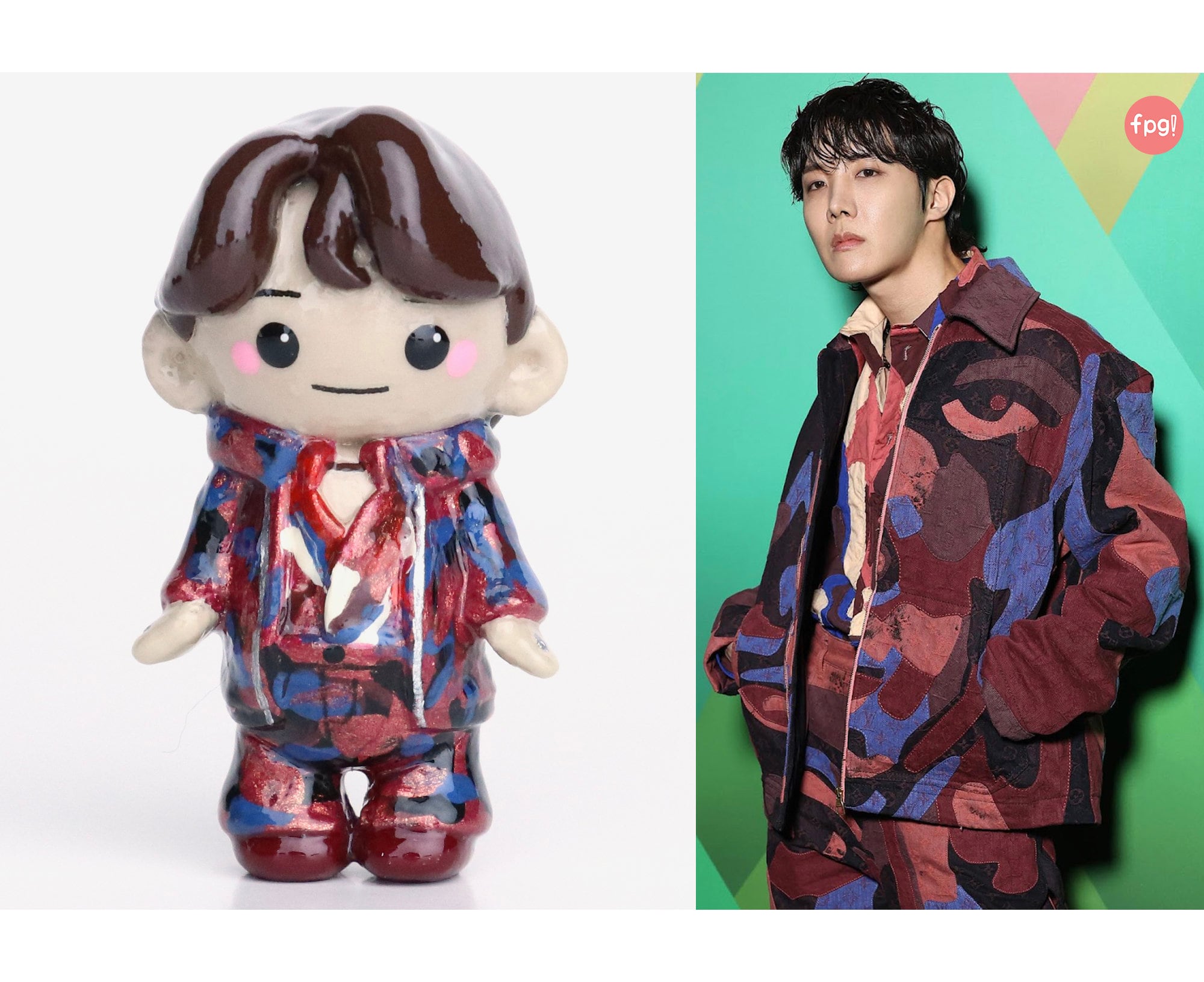 BTS Suga 2021 louis Vuitton Fashion Figurine Vogue 