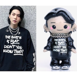 BTS Suga &quot;The Earth Is Flat&quot; Figurine