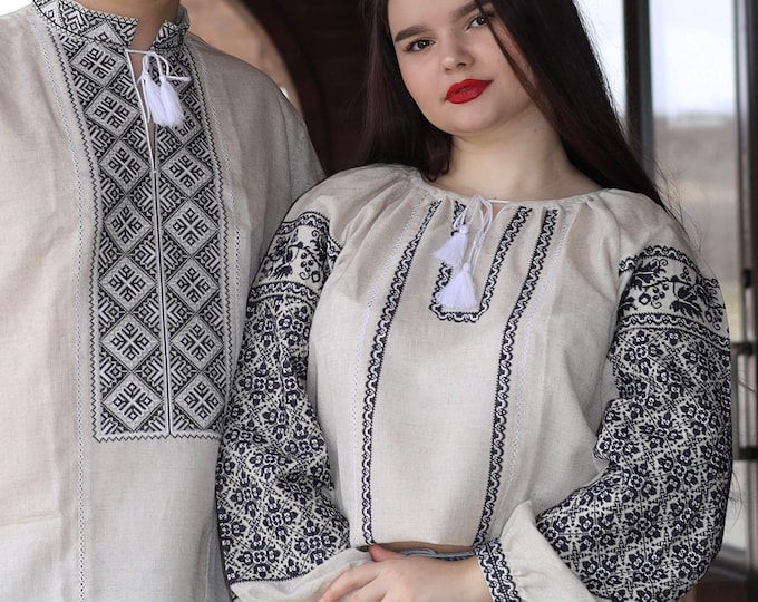 Ukrainian Embroidered Blouse for Women | Ethno Vintage Women's Vyshyvanka Shirt | Sorochka Vyshyta | Vyshyvanka Gift USA | Вишиванка (62)