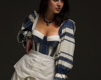 Corset | Embroidered Ukrainian Corsets in USA | Gift for Her | Handmade Present for Women | Вишитий Корсет | Ukraine Vyshyvanka (10)