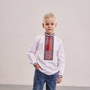 Vyshyvanka for boy Embroidered shirt for boy (1-12 years) Vyshyvanka for kids, Kid's vyshyvanka Vyshyta sorochka VYSHYVANKA Vyshyvanka in the USA