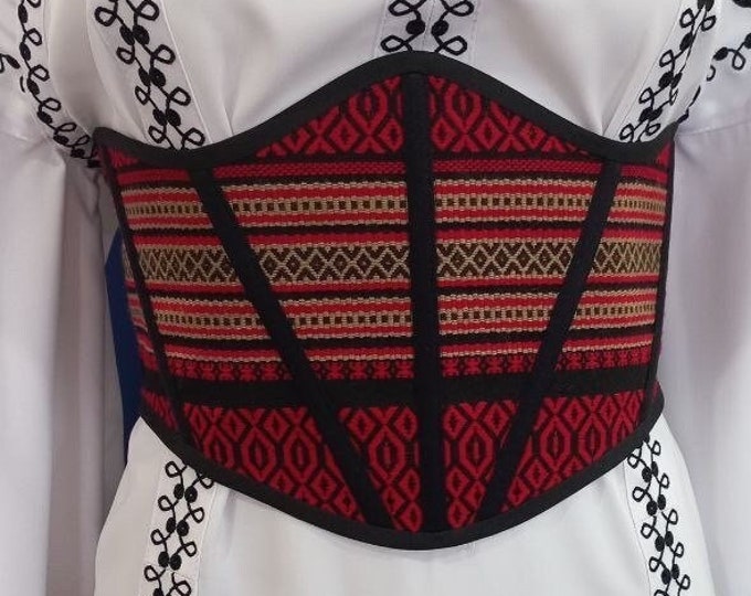Corset | Embroidered Ukrainian Corsets in USA | Gift for Her | Handmade Present for Women | Вишитий Корсет | Ukraine Vyshyvanka (3)