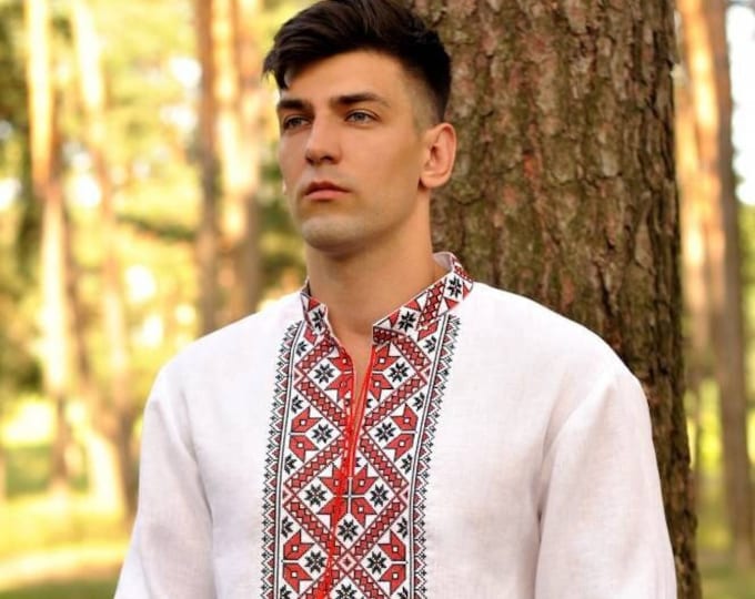 Vyshyvanka for man, Shirts with embroidery, Ukrainian vyshyvanka Ukrainian shirt Ukraine clothing