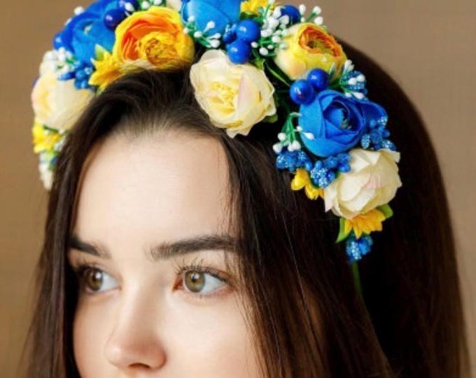 Handmade Ukrainian Flower Crown | Vinok Floral Headband