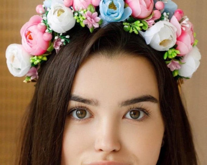 Handmade Ukrainian Flower Crown | Vinok Floral Headband