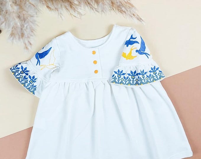 Embroidered Vyshyvanka Dress for Girls | Authentic Ukrainian Style