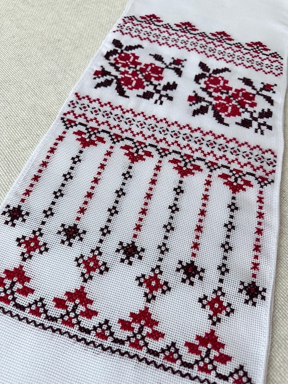 Ukrainian Embroidered Rushnyk Wedding Towel | Traditional Handmade Wedding Ceremony Towel | In Stock in USA | Вишитий Рушник