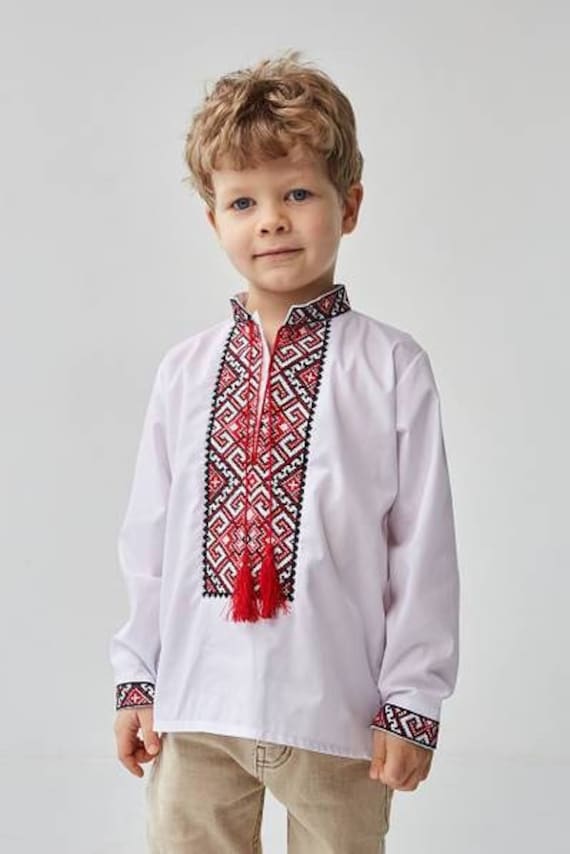 Vyshyvanka for boy Embroidered shirt for boy (1-12 years) Vyshyvanka for kids, Kid's vyshyvanka Vyshyta sorochka