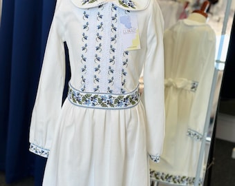 Embroidered Vyshyvanka Dress for Girls | Ukrainian Embroidery Dress | Traditional Ukrainian Style in Stock in USA | Вишиванка у США
