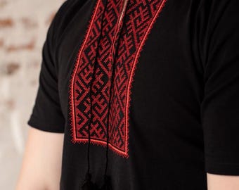 Ukrainian Vyshyvanka | Men's Embroidered Ukrainian Men’s T-Shirt Shirt, Ukraine Gift, Patriotic, Vyshyvanka Style
