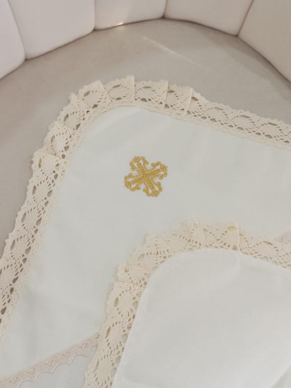 Embroidered Baptism & Christening Kryzhma for Baby | Baptism Gift for Kids, Children (3)