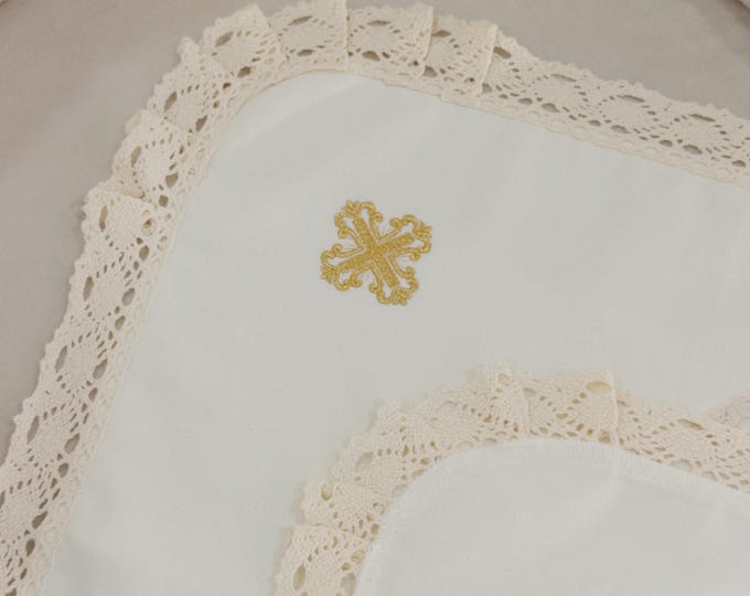 Embroidered Baptism & Christening Kryzhma for Baby | Baptism Gift for Kids, Children (3)